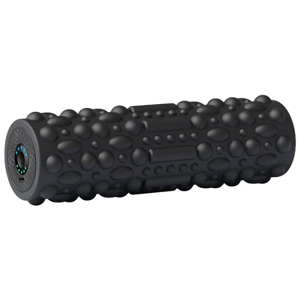 Electric Vibrating Foam Roller Massage Column Rechargeable Muscle Roller 5 Modes Tissue Massager for Bodybuilding