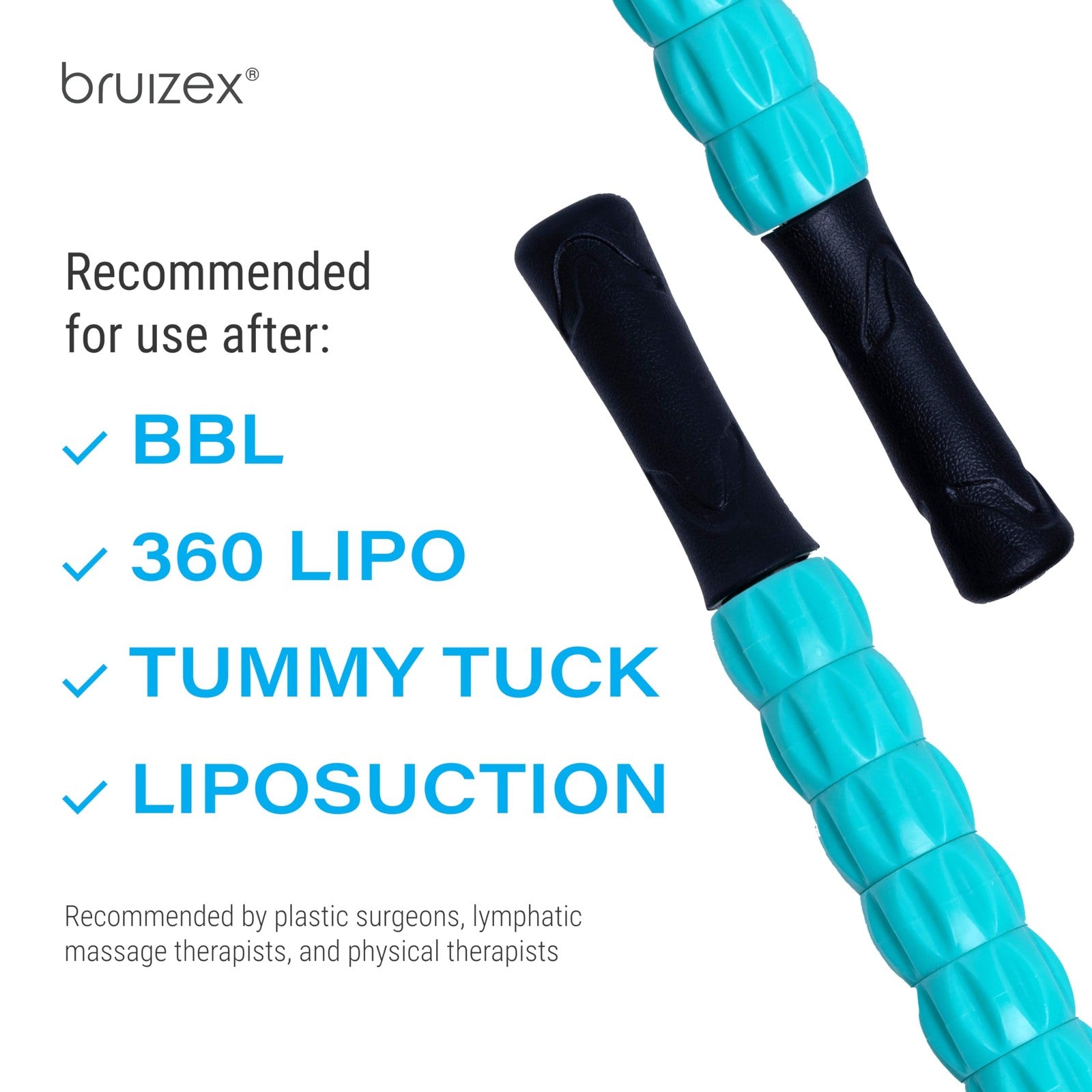 Lymphatic Drainage Massage Roller for Liposuction Recovery & BBL