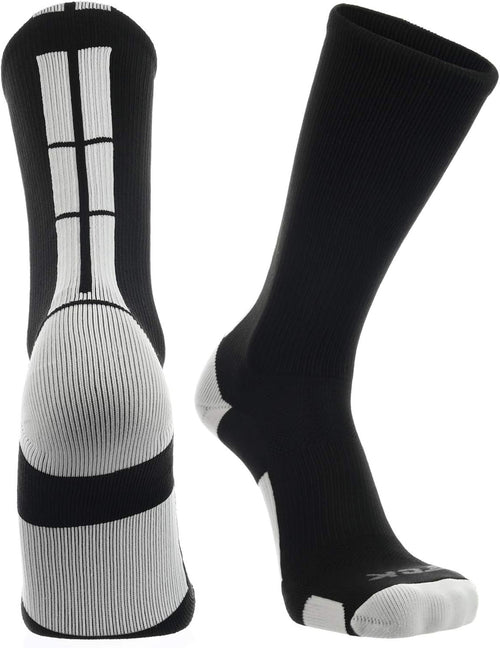 Baseline Athletic Crew Socks for Basketball, Football, Flag Football & Sports – Moisture Wicking, Cushioned, 20+ Team Colors