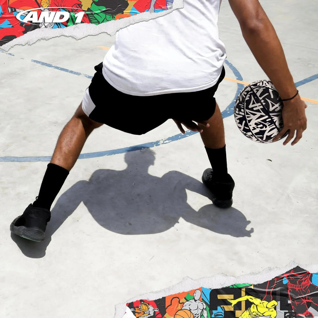 Fantom Graffiti Basketball: Official Regulation Size 7 (29.5") Rubber Basketball