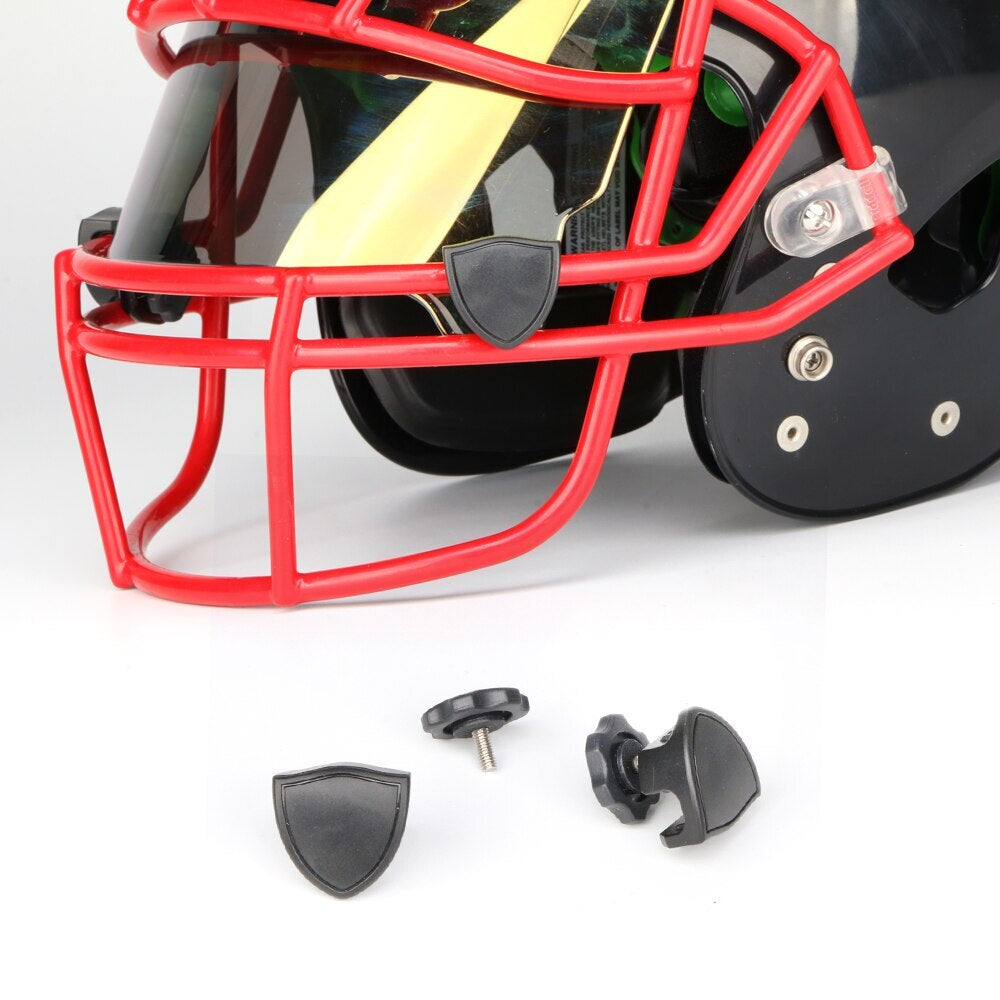 American Football Universal Fit Visor Rugby Helmet Eye Shield Visors with Clips