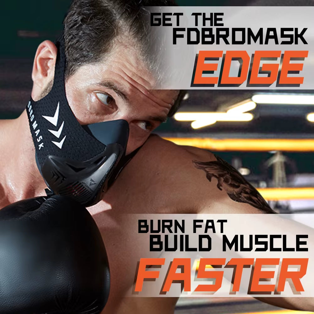 Sports Mask Elevation Running Fitness Pack Style Black High Altitude Training Fit Sports Cycling Mask Mask 2.0 Mask Cloth