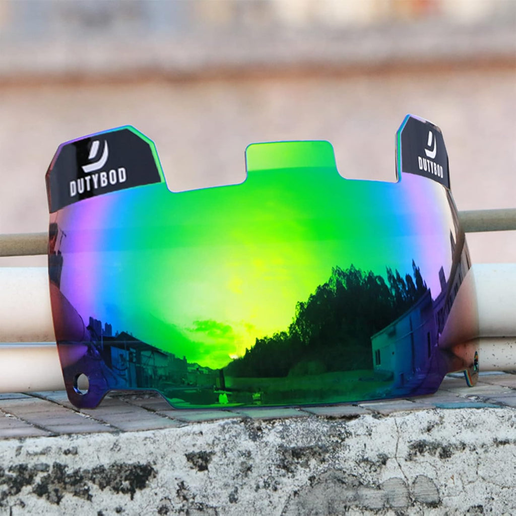 Football Visor Shield, Clear Scratch-Resistant for Helmet - Fits Adult & Youth Helmets