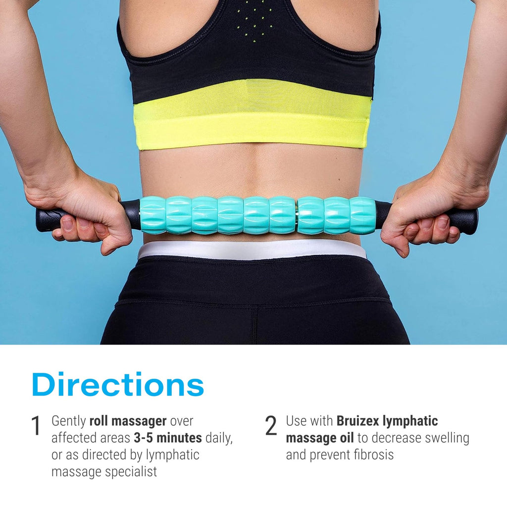 Lymphatic Drainage Massage Roller for Liposuction Recovery & BBL