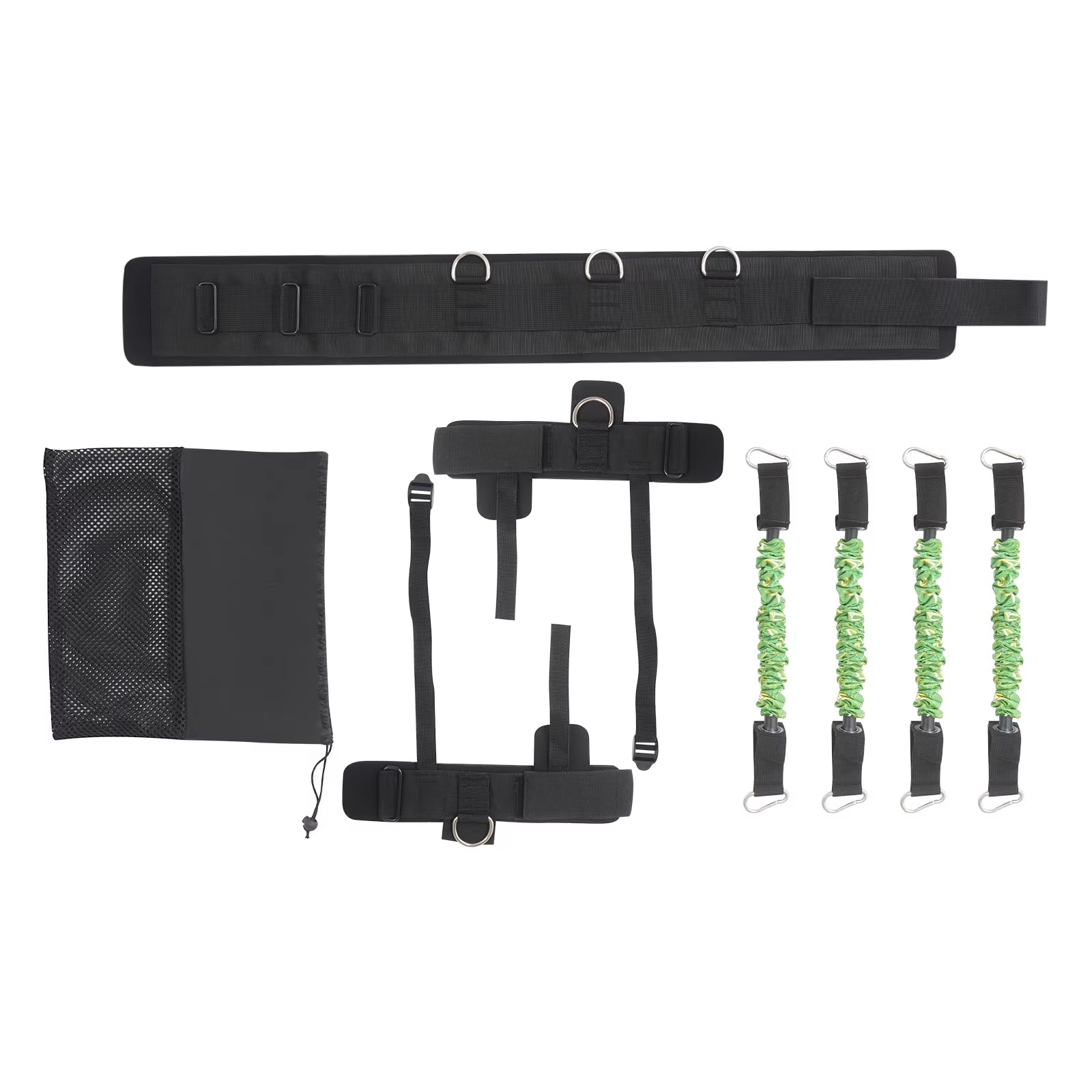 Jump Resistance Band Kit Leg Strength Resistance Band TPE Adjustable Vertical Jump Trainer Gym Equipment Accessories