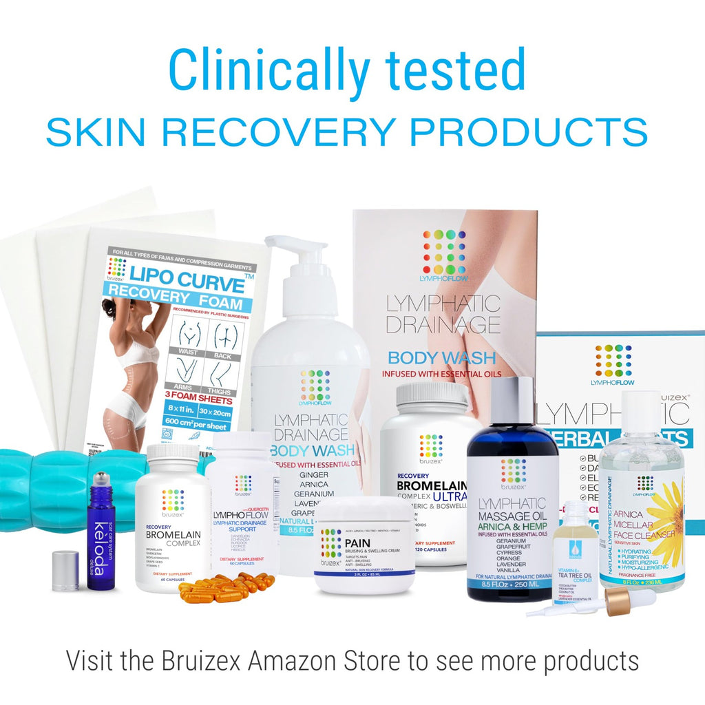 Lymphatic Drainage Massage Roller for Liposuction Recovery & BBL