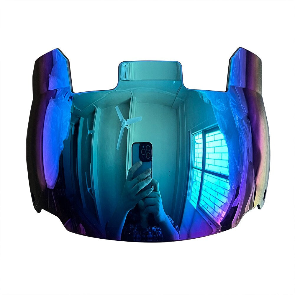 American Football Universal Fit Visor Rugby Helmet Eye Shield Visors with Clips