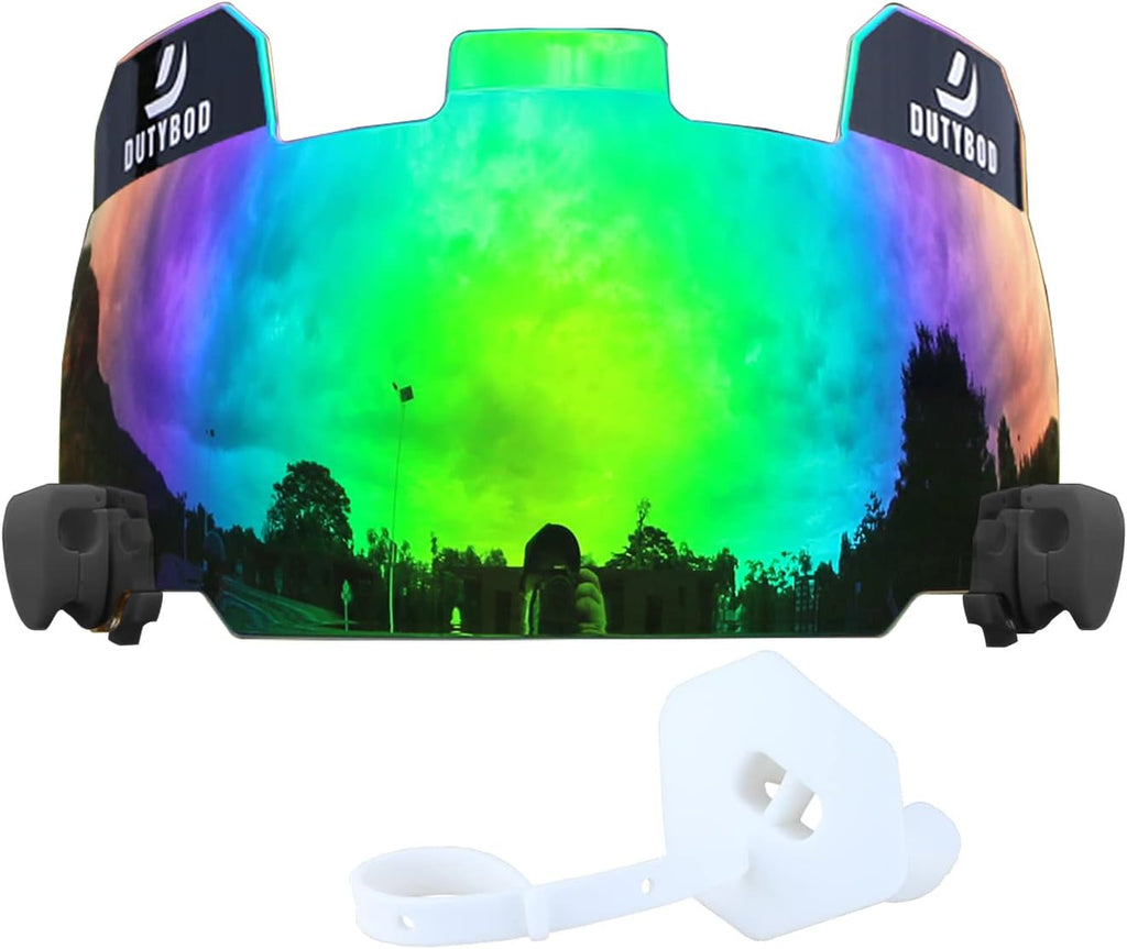 Football Visor Shield, Clear Scratch-Resistant for Helmet - Fits Adult & Youth Helmets