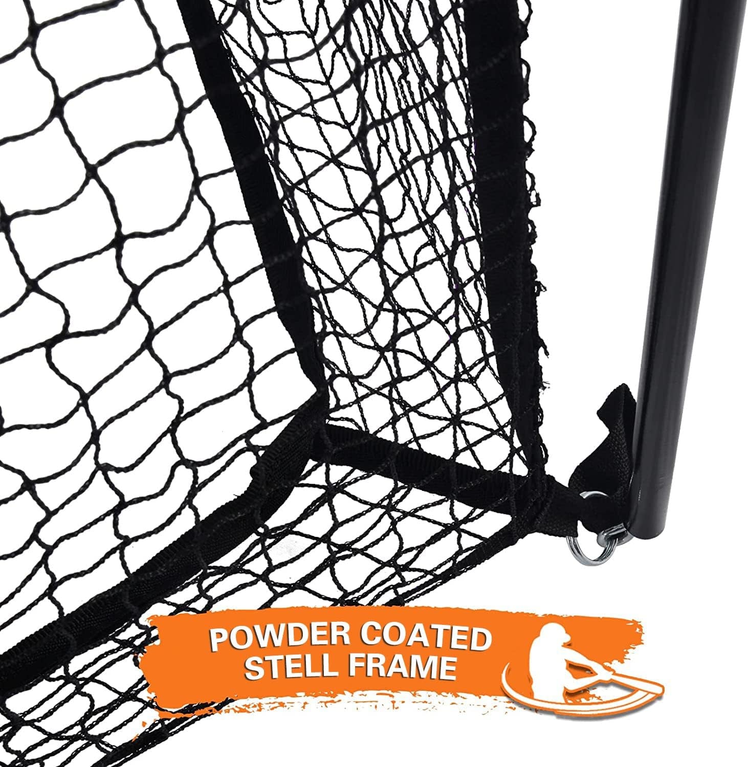 Batting Cage Baseball Softball - 22FT Heavy Duty Steel Frame and Net for Kids Adults Backyard Practice & Training - Carry Bag Included