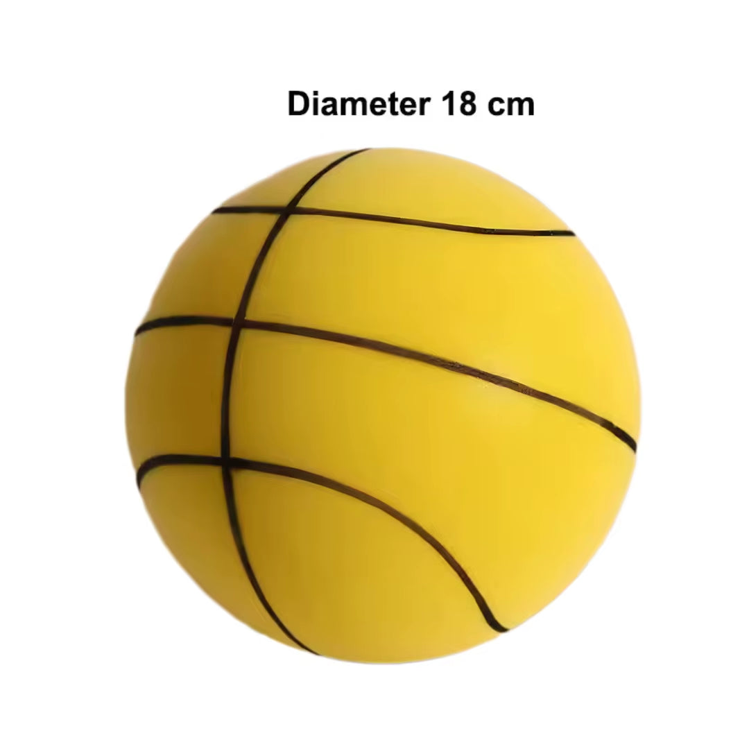 Silent Basketball Quiet No Noise High Density Soft PU Foam Squeezable Ball Indoor Mute Bouncing Basketball Children Sports Toys