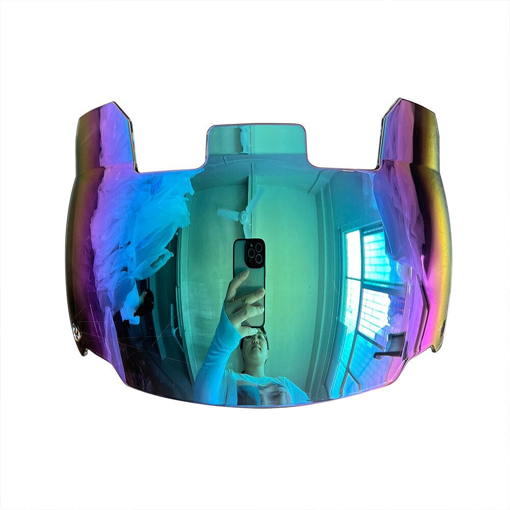 American Football Universal Fit Visor Rugby Helmet Eye Shield Visors with Clips