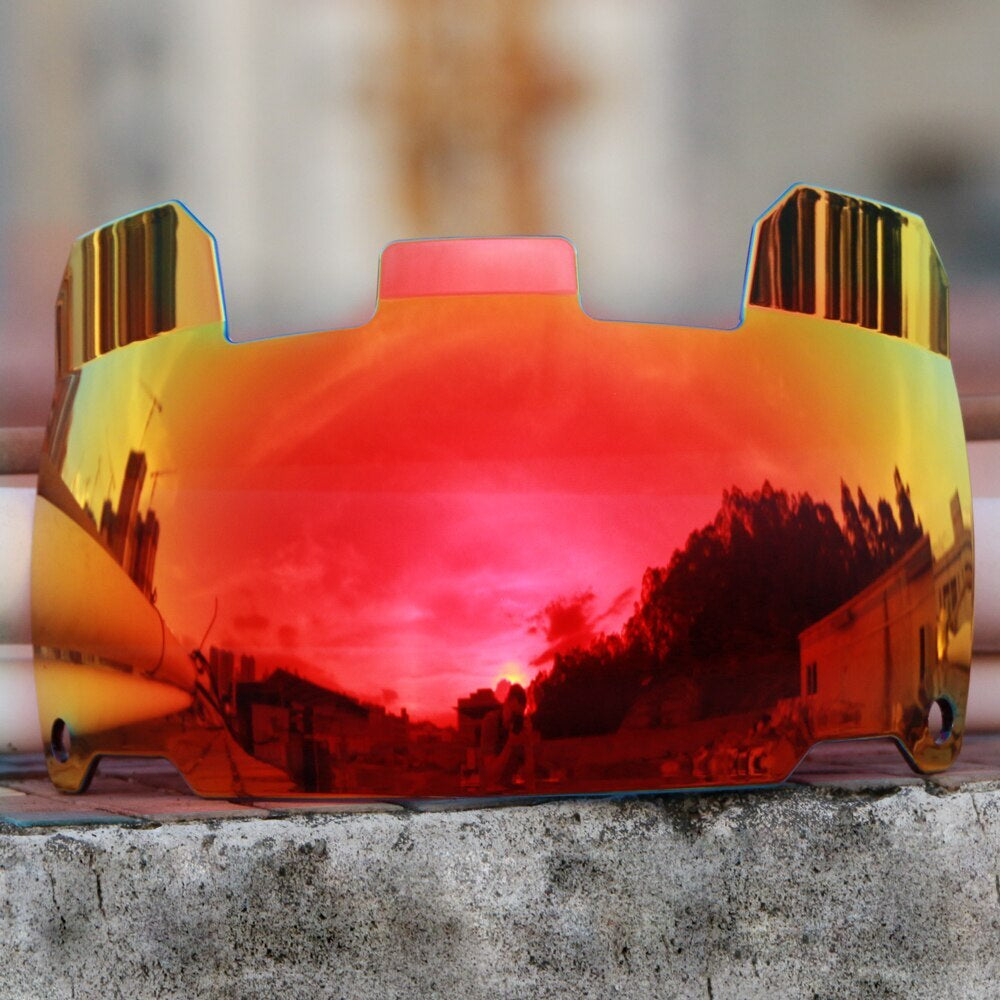 American Football Universal Fit Visor Rugby Helmet Eye Shield Visors with Clips