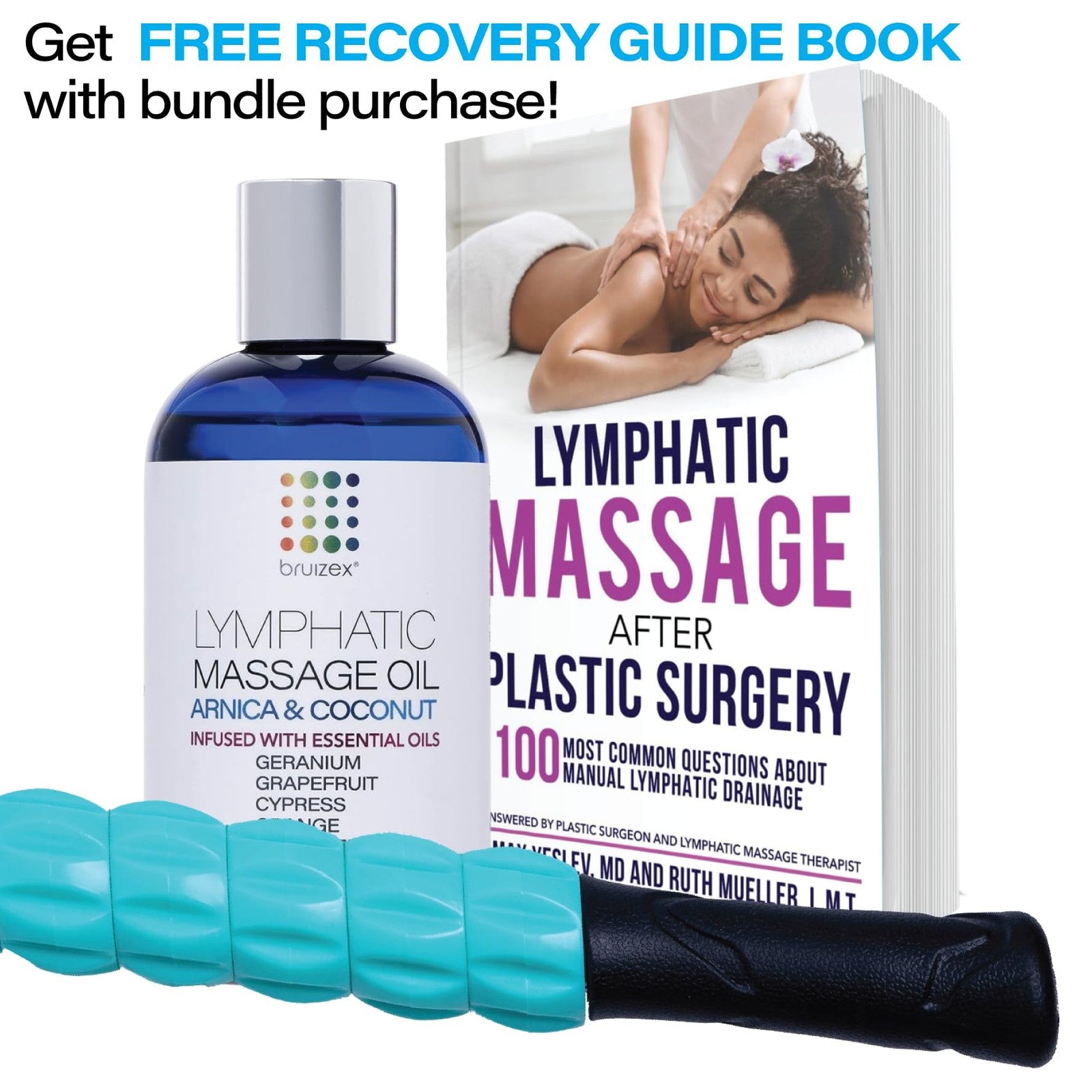 Lymphatic Drainage Massage Roller for Liposuction Recovery & BBL