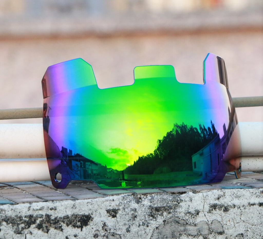 American Football Universal Fit Visor Rugby Helmet Eye Shield Visors with Clips