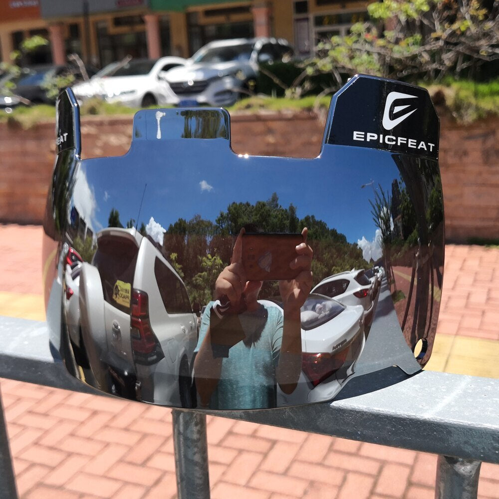 American Football Universal Fit Visor Rugby Helmet Eye Shield Visors with Clips