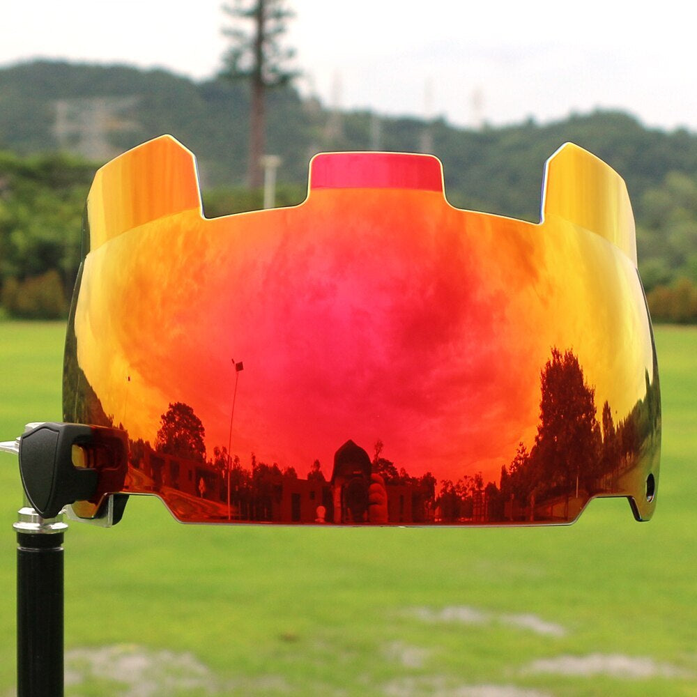 American Football Universal Fit Visor Rugby Helmet Eye Shield Visors with Clips