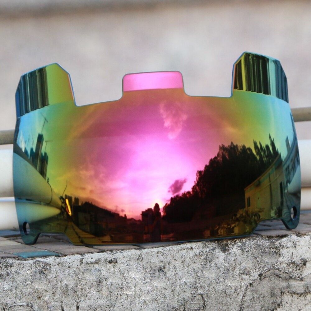 American Football Universal Fit Visor Rugby Helmet Eye Shield Visors with Clips