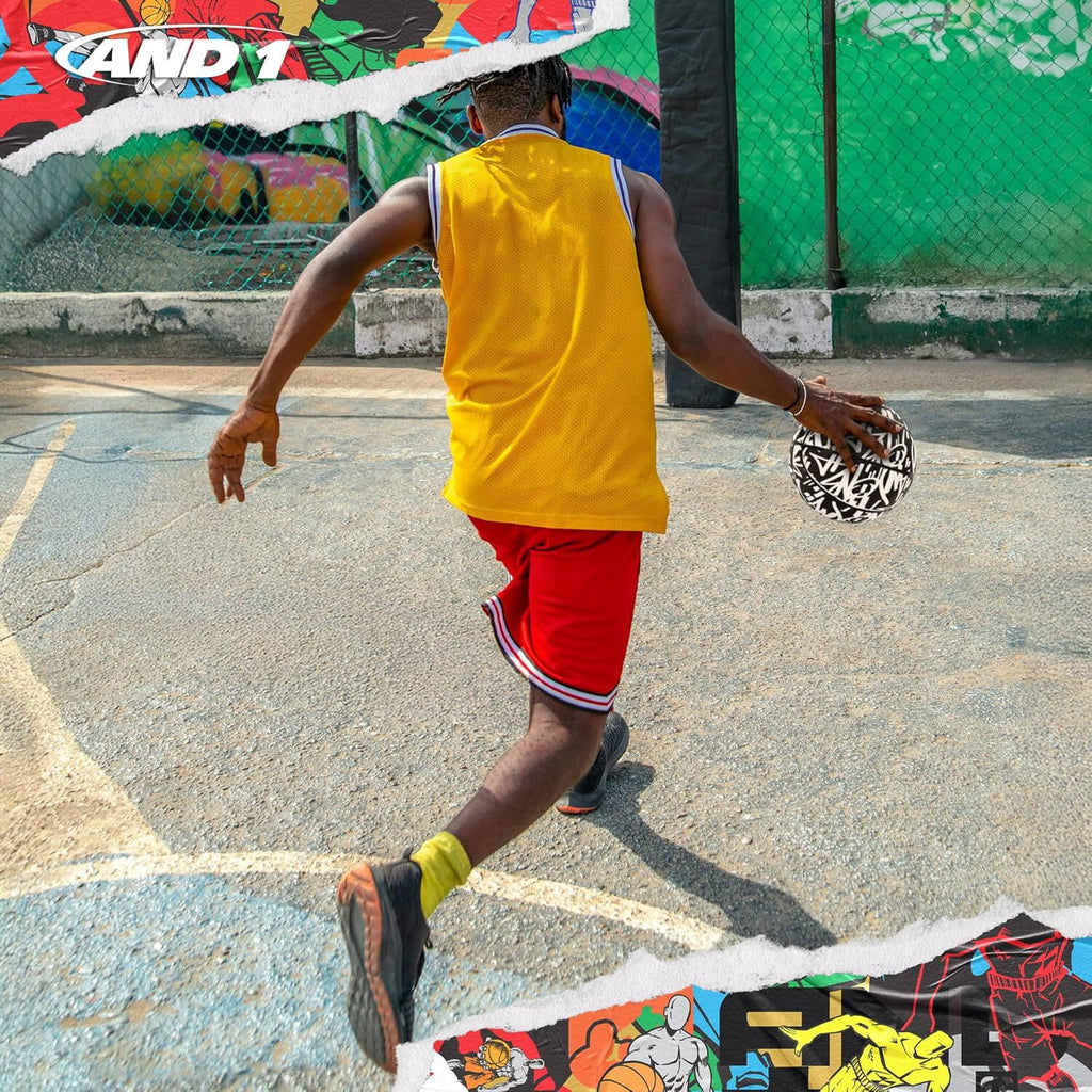 Fantom Graffiti Basketball: Official Regulation Size 7 (29.5") Rubber Basketball