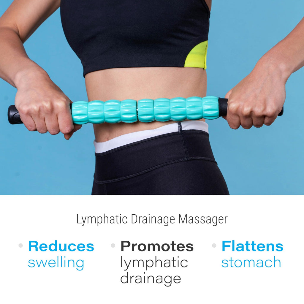 Lymphatic Drainage Massage Roller for Liposuction Recovery & BBL