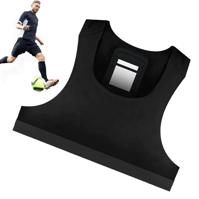 Soccer Training Vest Soccer Tracker Vest Workout Equipment Soccer Activity for Soccer Players Football Performance Vest No Track
