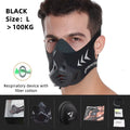 Sports Mask Elevation Running Fitness Pack Style Black High Altitude Training Fit Sports Cycling Mask Mask 2.0 Mask Cloth