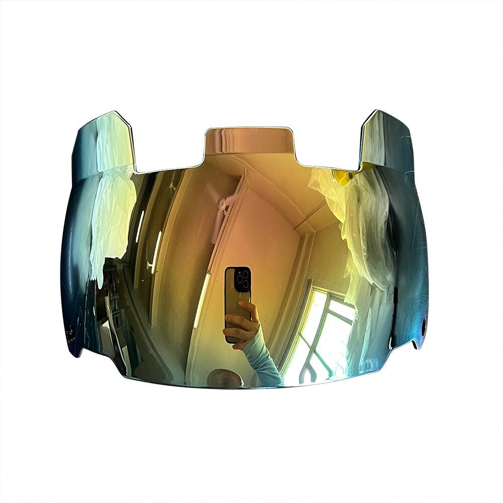 American Football Universal Fit Visor Rugby Helmet Eye Shield Visors with Clips