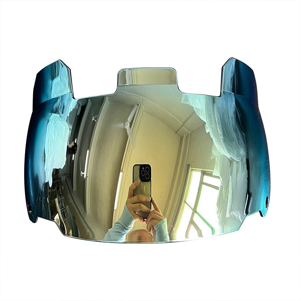 American Football Universal Fit Visor Rugby Helmet Eye Shield Visors with Clips